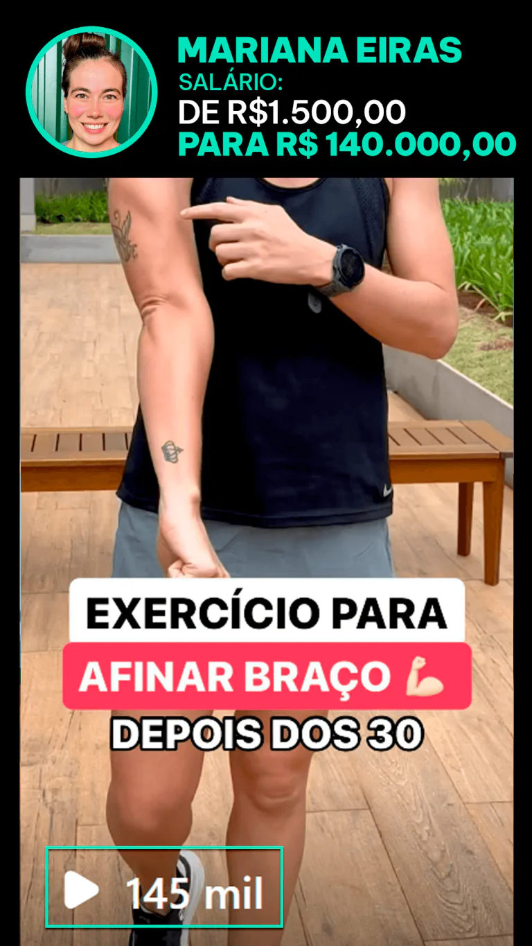Alcance do Instagram da personal Mari Eiras