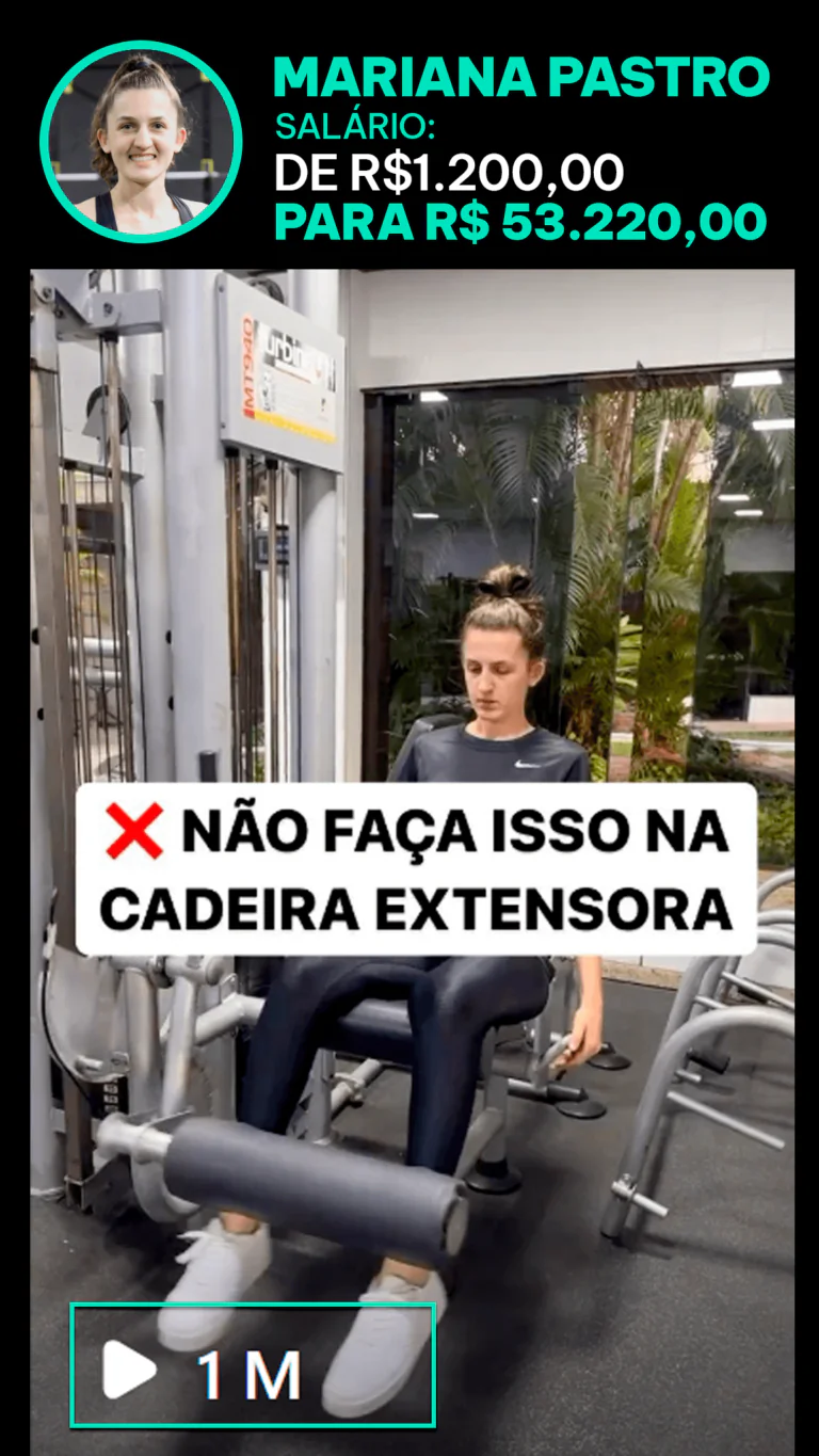 Alcance do Instagram da personal Mari Pastro